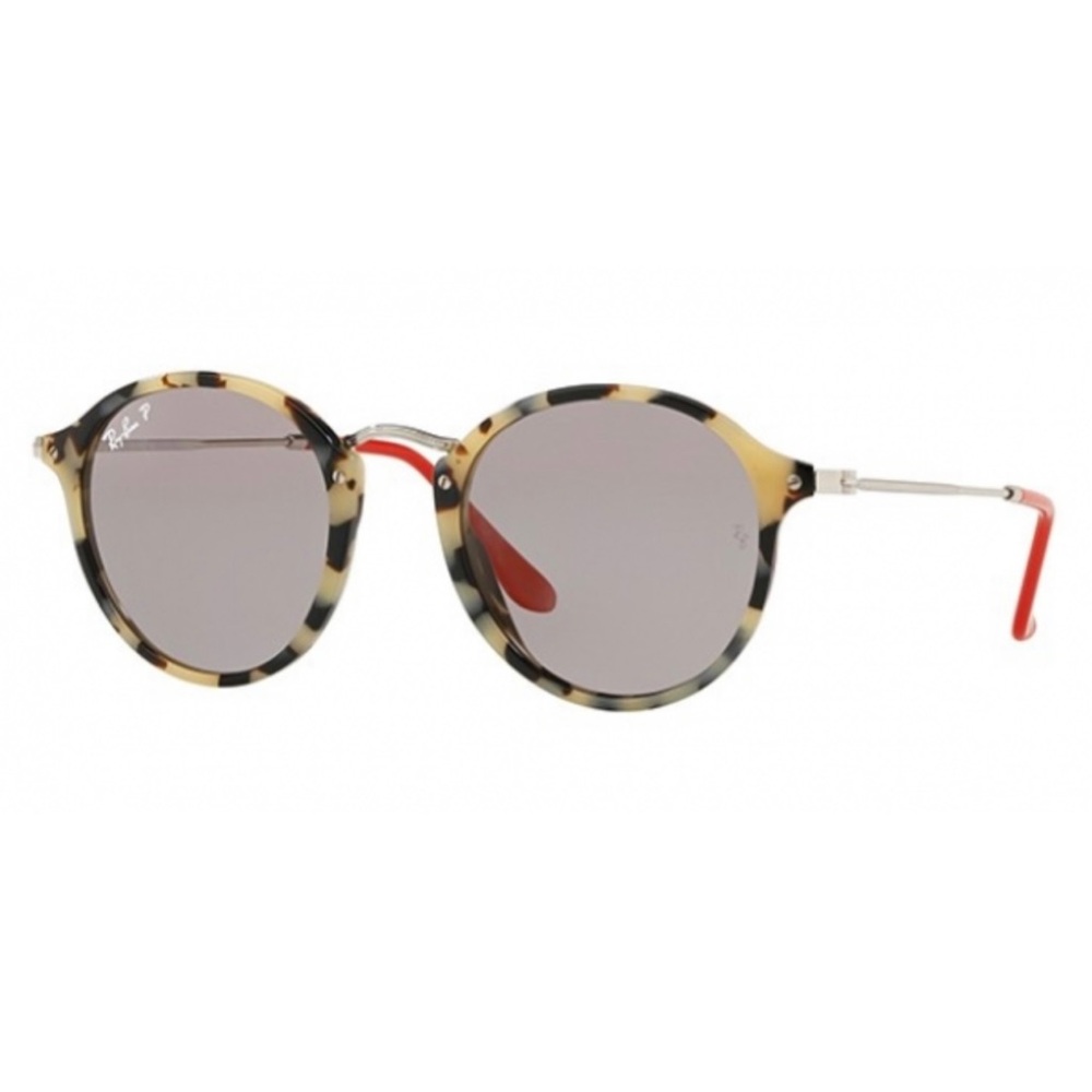 COPY - Ray-Ban Round Fleck Sunglasses in Beige Havana - Rare and Never Worn